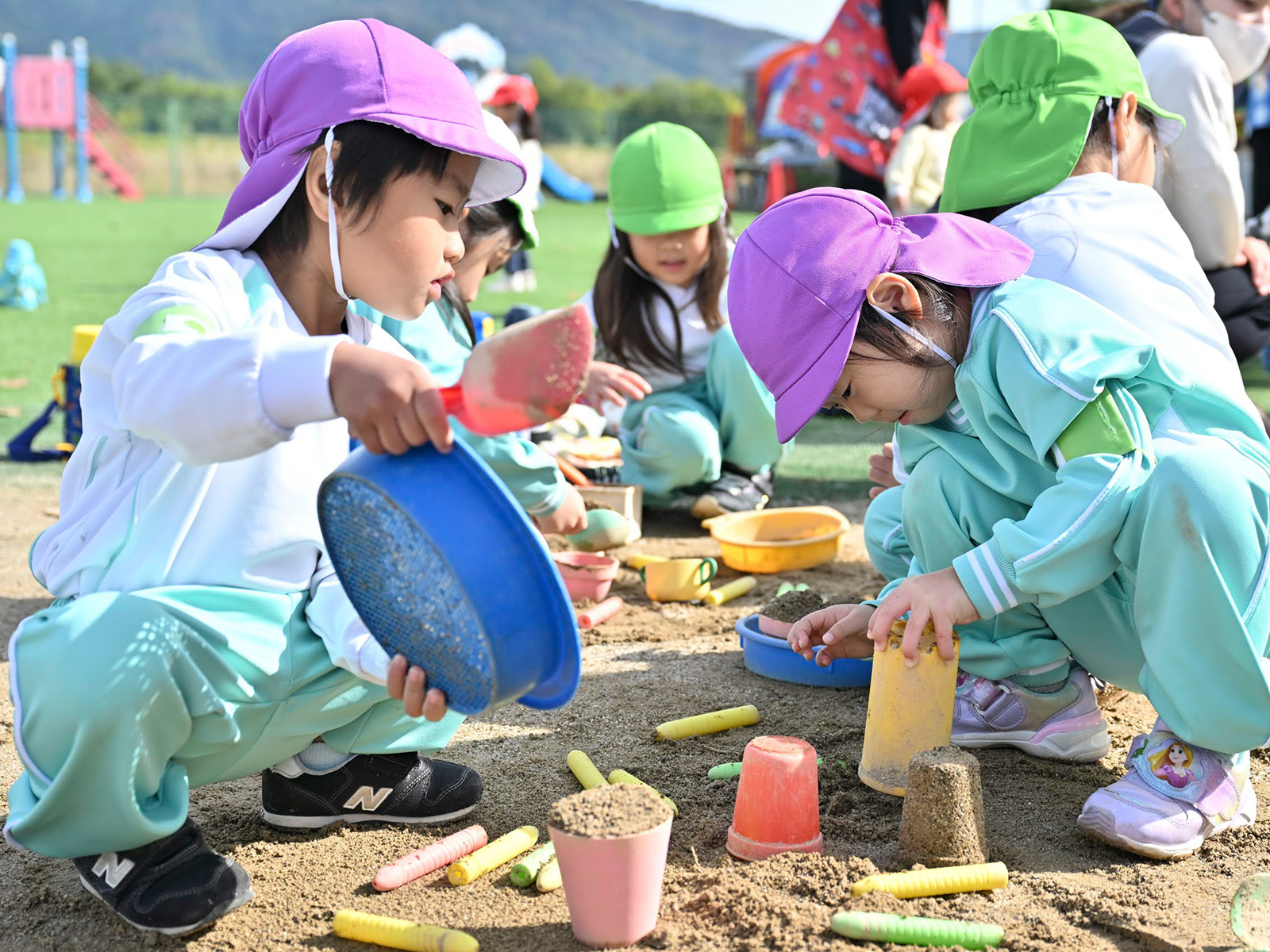 遊びながら学ぶ、ことば・⽂字・数